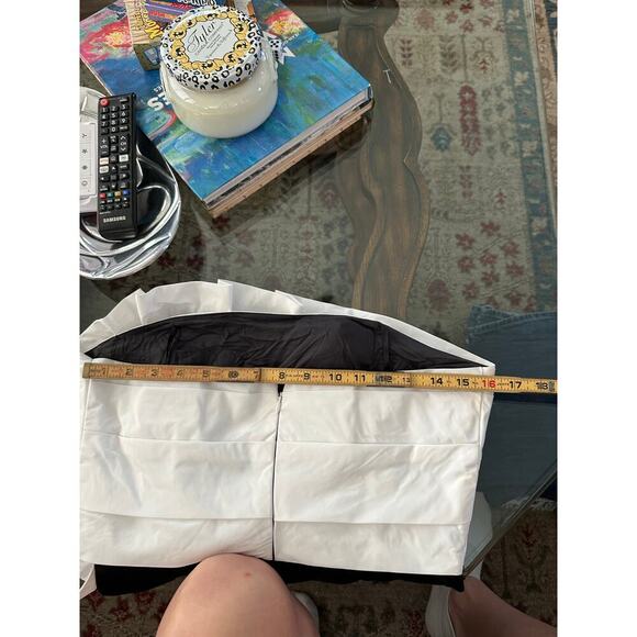 Maxandcleo Women's Black White Sleeveless Formal Mini Dress Size 10 - Picture 9 of 9